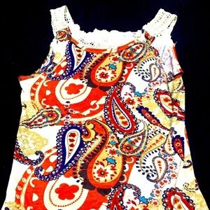 Japanese Weekend | Maternity shirt groovy Print size medium